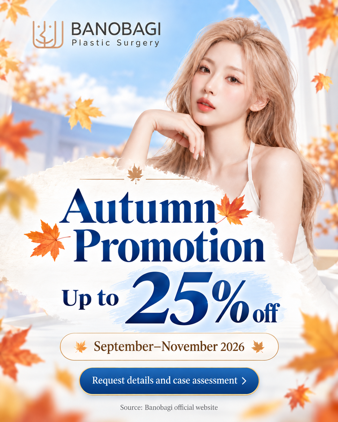 Autumn hospital promotion up to 25% off from September to November 2026